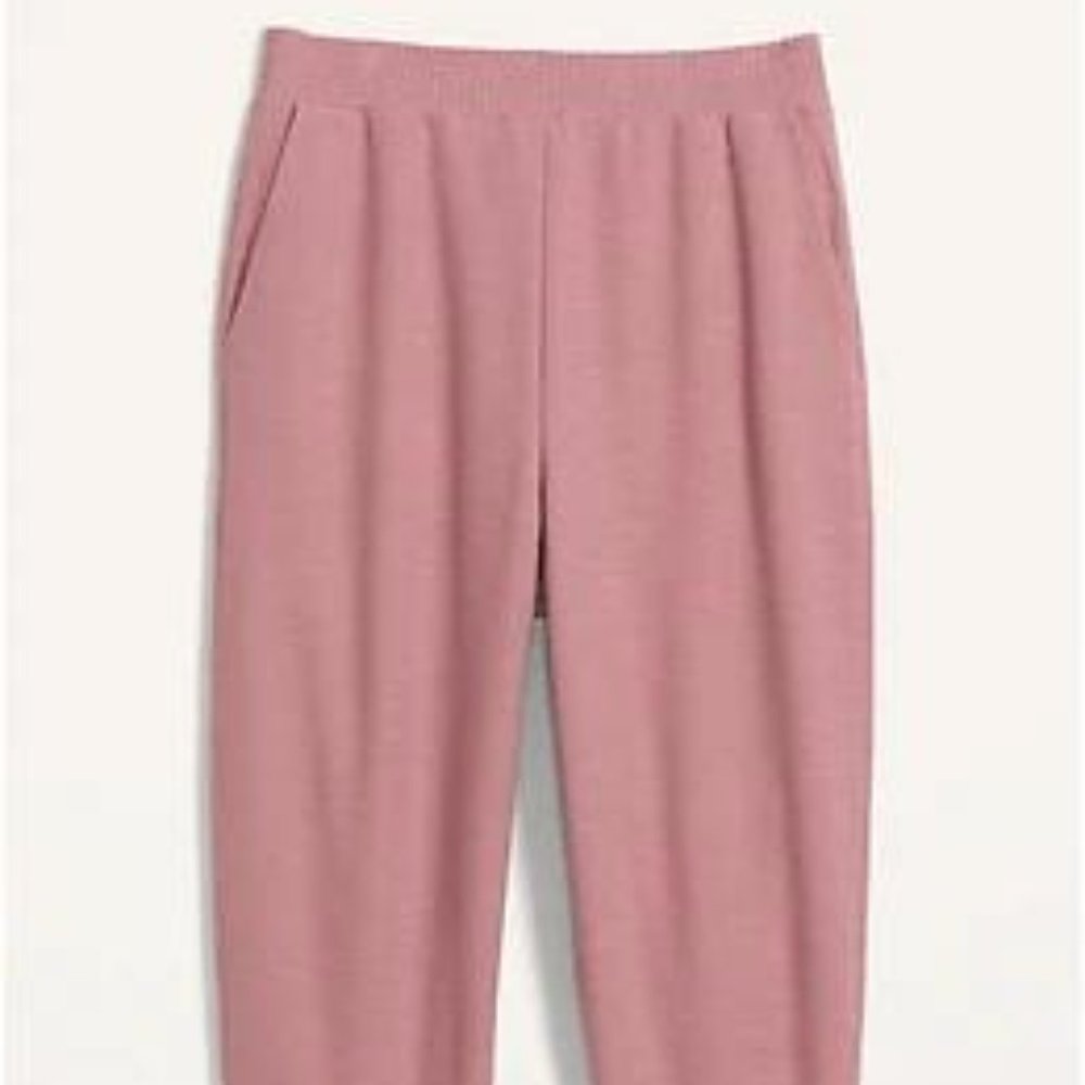 Extra High-Waisted French-Rib Barrel-Leg Sweatpant - Picture 1 of 2